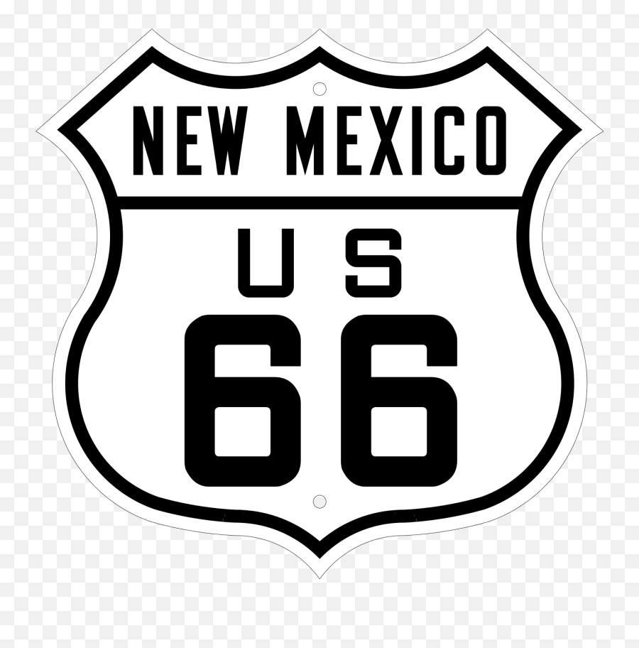 Us 66 New Mexico 1926 - New Mexico Route 66 Signs Emoji,New Mexico Emojis