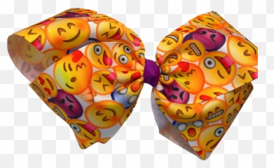 Xxxl French Clip - Party Favor Emoji,Orange Ribbon Emoji