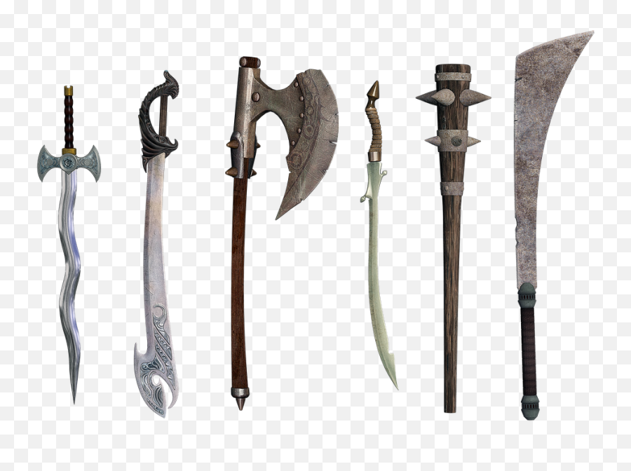 Weapon Sword Ax The Middle - Real Middle Age Medieval Weapons Emoji,Sword And Shield Emoji