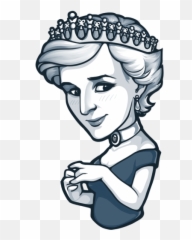 Moar - Princess Diana Drawing Easy Emoji,Telegram Emoji Stickers