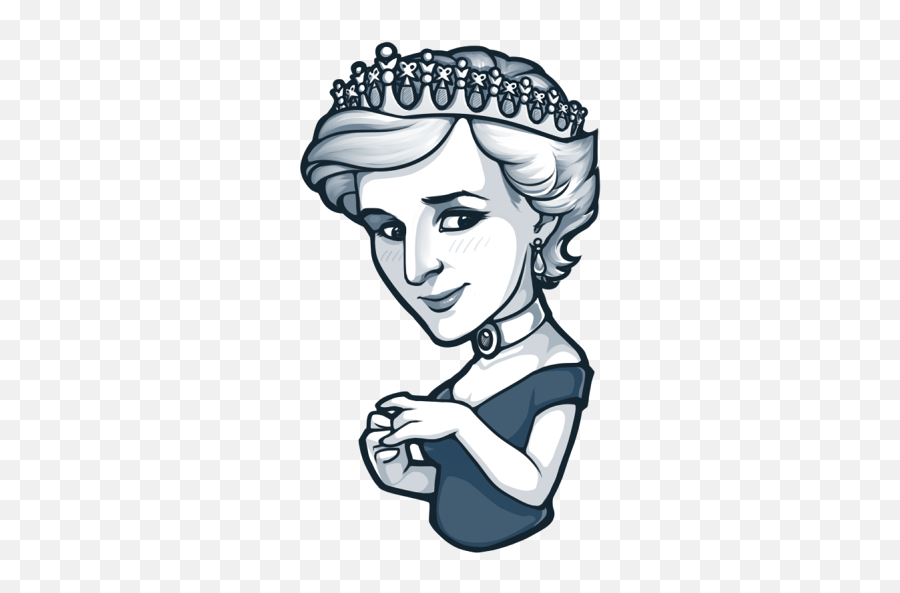 Moar - Princess Diana Drawing Easy Emoji,Telegram Emoji Stickers