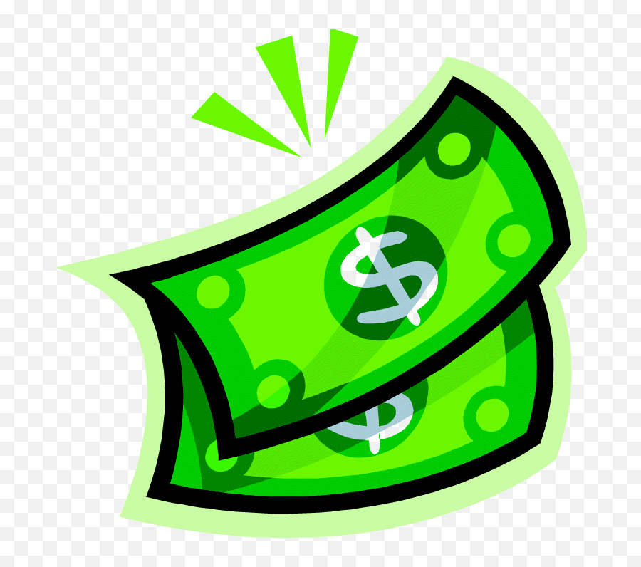 Dollar Sign Clipart 5 - Clip Art Dollar Bills Emoji,Dollar Sign Emoticon