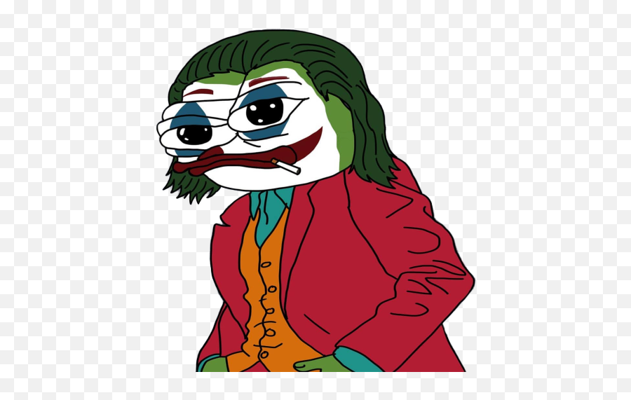 Pepe Joker Jokermovie Freetoedit - Pepe The Frog Joker Emoji,Pepe Emoji
