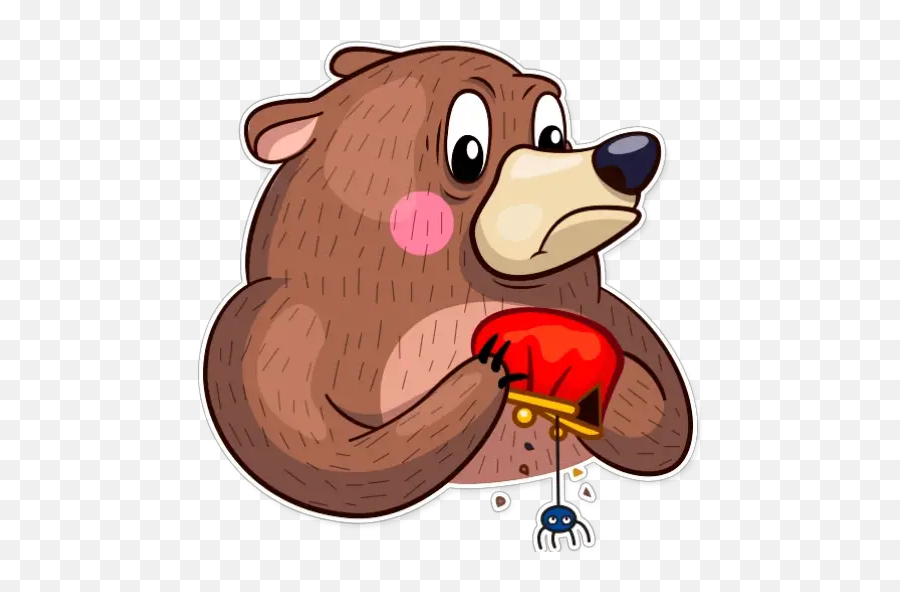 Honey Bear Stickers For Whatsapp - Cartoon Emoji,Honey Emoji