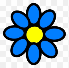 Flower Blue Png Files - Clip Art Emoji