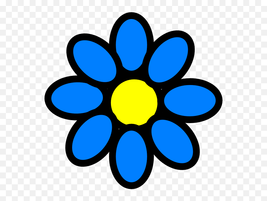 Flower Blue Png Files - Flower Blue Clip Art Emoji,Blue Flower Emoji