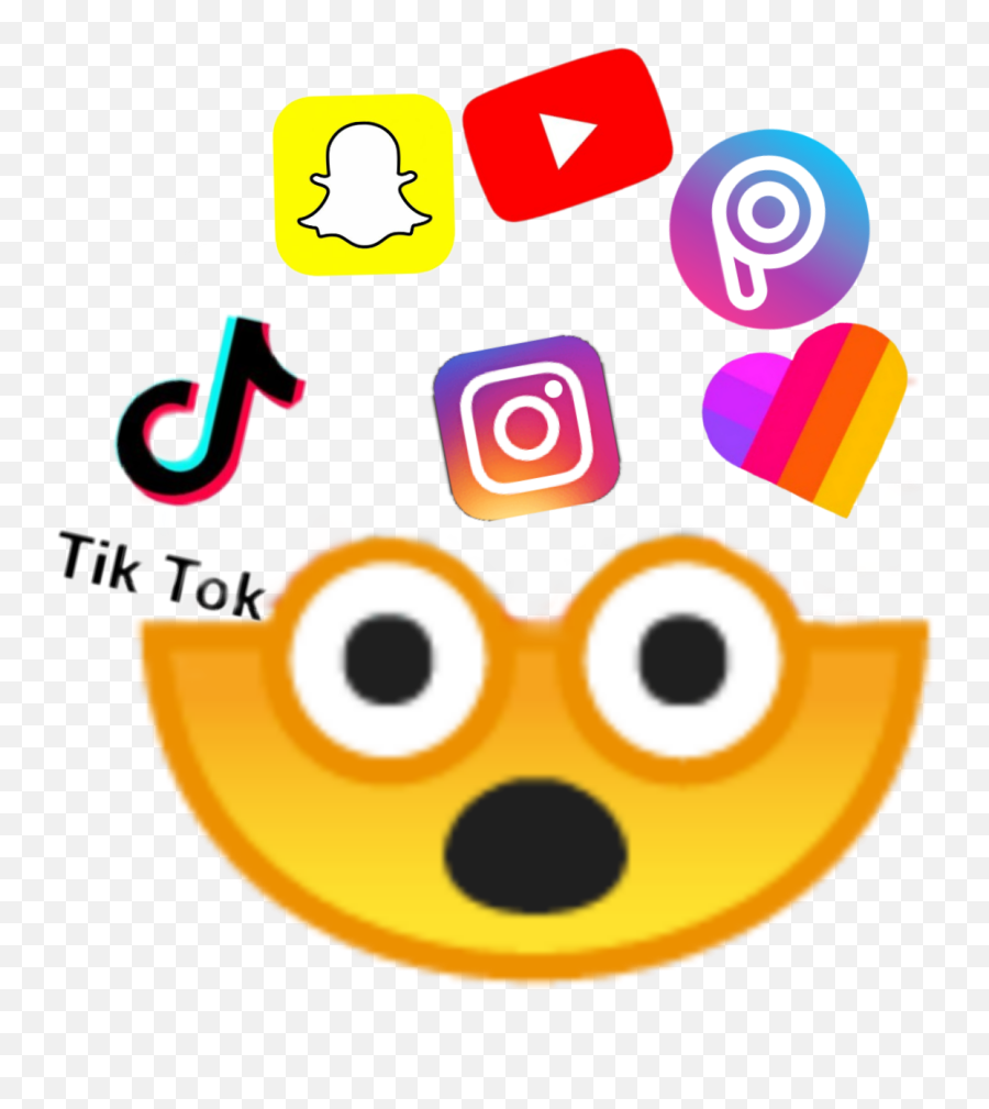 Popular And Trending Snapchat Stickers On Picsart - Likee Tik Tok Emoji,Send An Emoji Snapchat