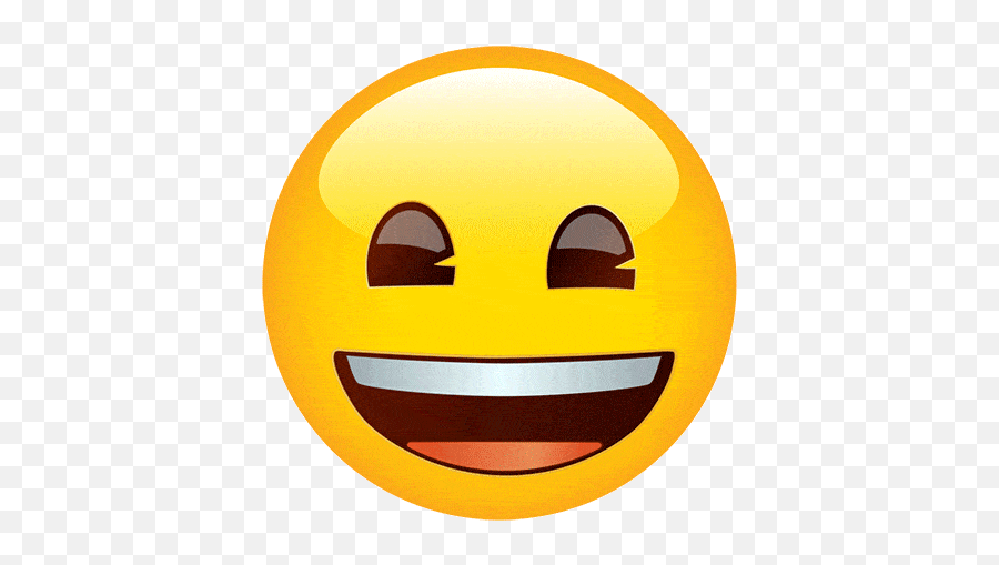 Emoji - Smiling Emoji Face Transparent Gif,Laughing Emoticon Animated