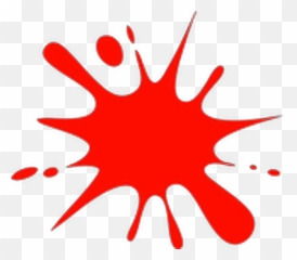 Red Splat Paint Drip Remix - Circle Emoji,Splat Emoji