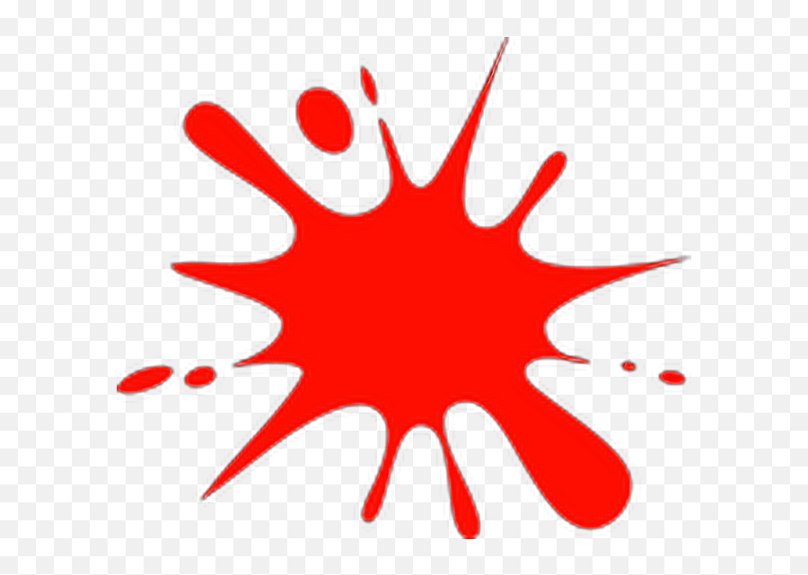 Red Splat Paint Drip Remix - Circle Emoji,Splat Emoji