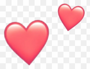Hearts Peach Heatr Emoji Iphone - Iphone Heart Emoji Peach,Live Emoji For Iphone
