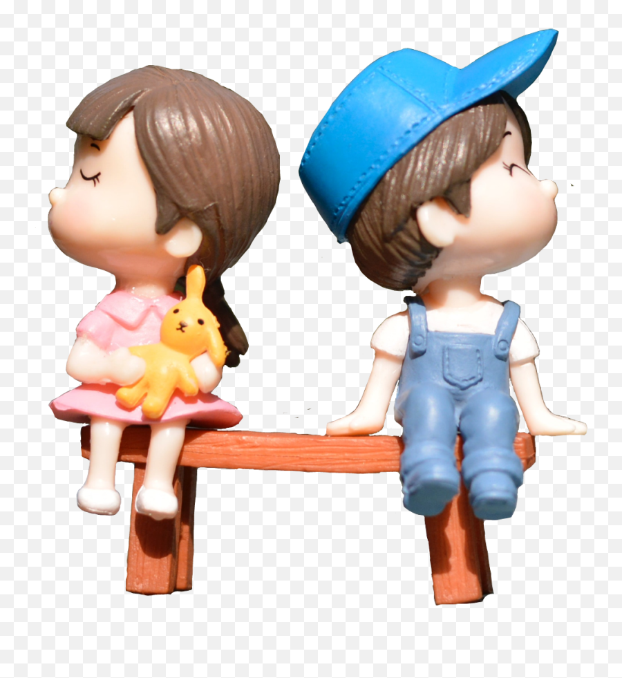 Cute Cartoons Toys Small Girl Boy Baby - Small Girl And Boy Toys Emoji,Boy And Girl Holding Hands Emoji