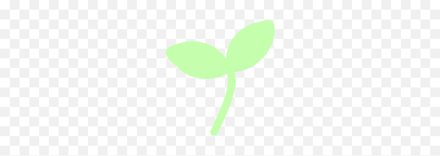 Sprout Leaf Soft Tiny Sticker - Dot Emoji,Sprout Emoji