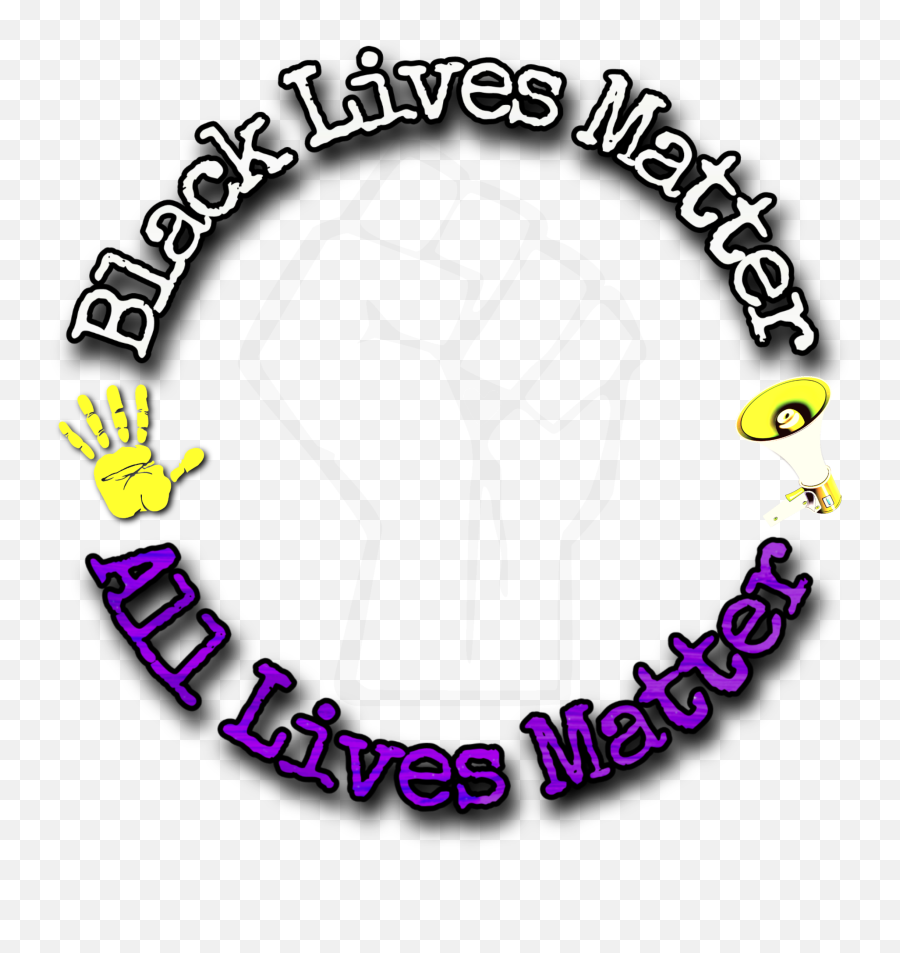 Lives Matter Black Sticker - Fist Emoji,Bullhorn Emoji
