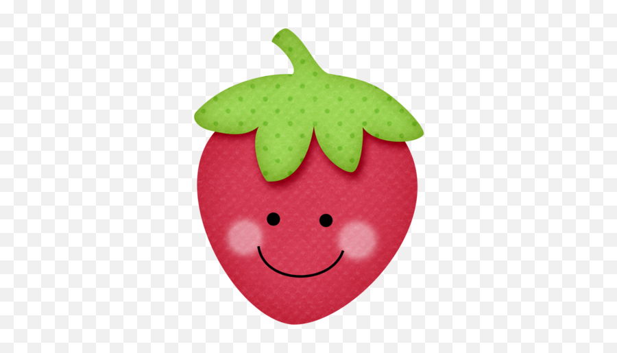 Pin - Clipart Cute Berry Emoji,Strawberry Emoticon