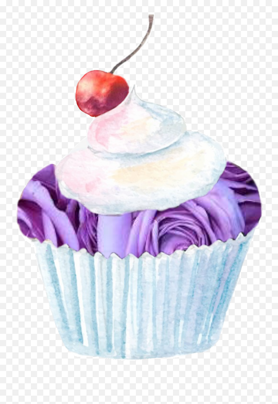Roses Purple Purpleroses Rose Cupcake Cupcakes Dessert - Cupcake Emoji,Emoji Cupcakes