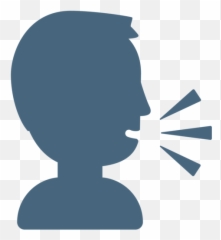 Speaking Head Emoji - Speaking Emoji Png,Yelling Emoji