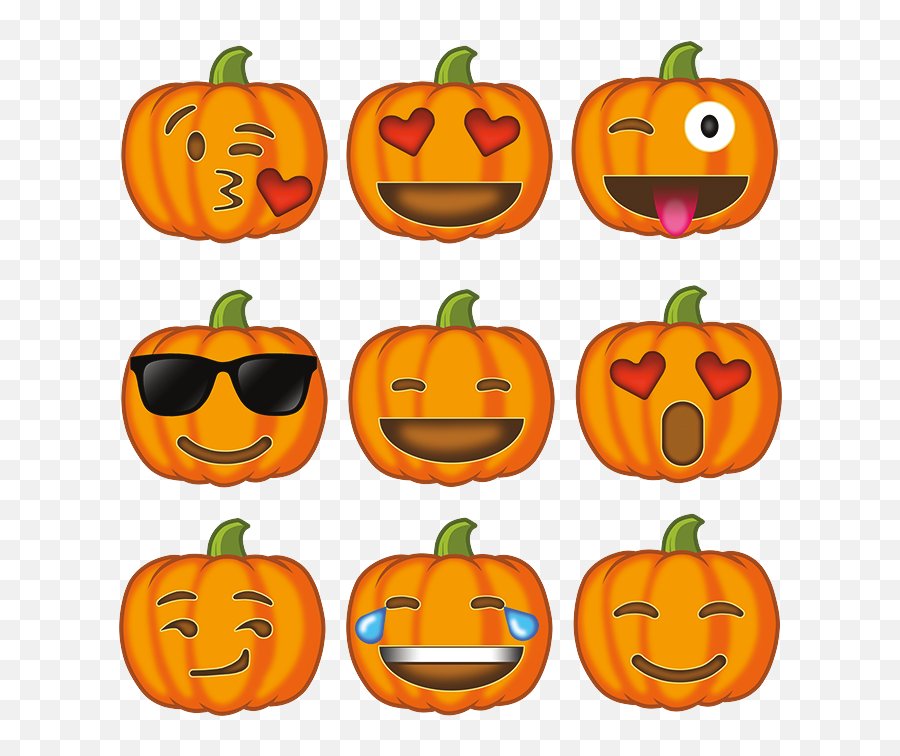 Pumpkin Emoji Collection Jack O Lantern - Transparent Pumpkin Emoji,O Emoji