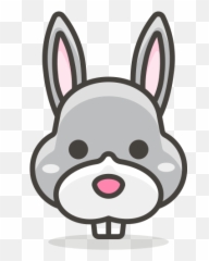Icon Of 780 Free Vector Emoji - Emoji Kelinci,Rabbit Emoticon