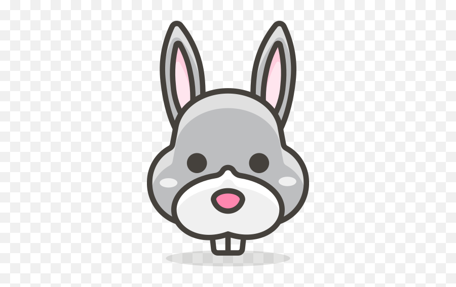 Icon Of 780 Free Vector Emoji - Emoji Kelinci,Rabbit Emoticon