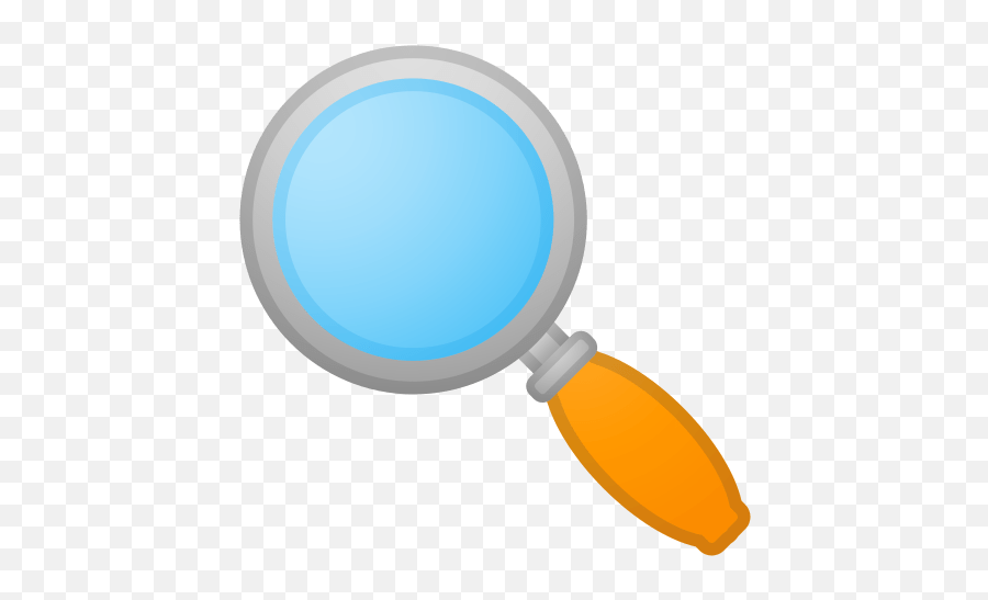 Magnifying Glass Tilted Left Emoji Meaning And Pictures - Magnifying Glass Emoji,Nut Emoji