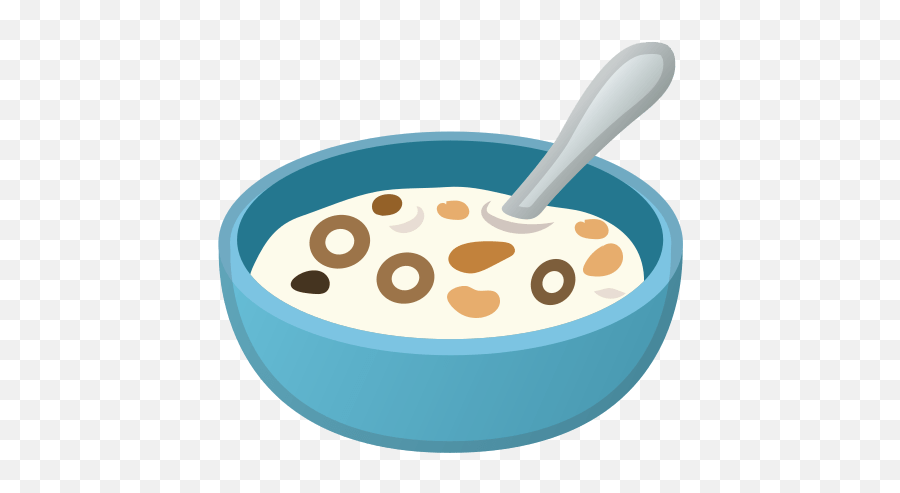 Bowl With Spoon Emoji Meaning With Pictures - Bowl Of Cereal Emoji,Pancake Emoji