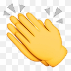 Emoji And Me - Clap Hands Transparent