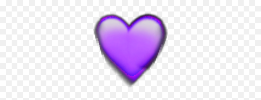 Purple Heart Emoji Png Picture - Heart,Iphone Heart Emoji Png