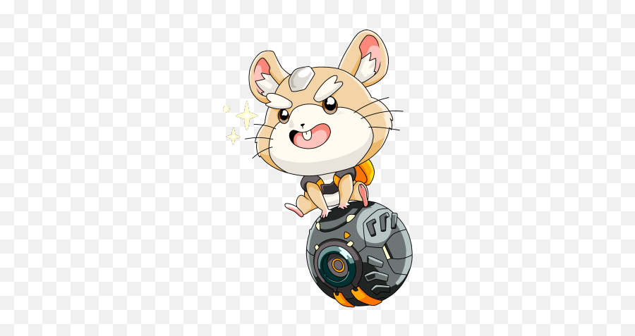 Hammond Overwatch - Wrecking Ball Overwatch Cute Spray Emoji,Overwatch Logo Emoji