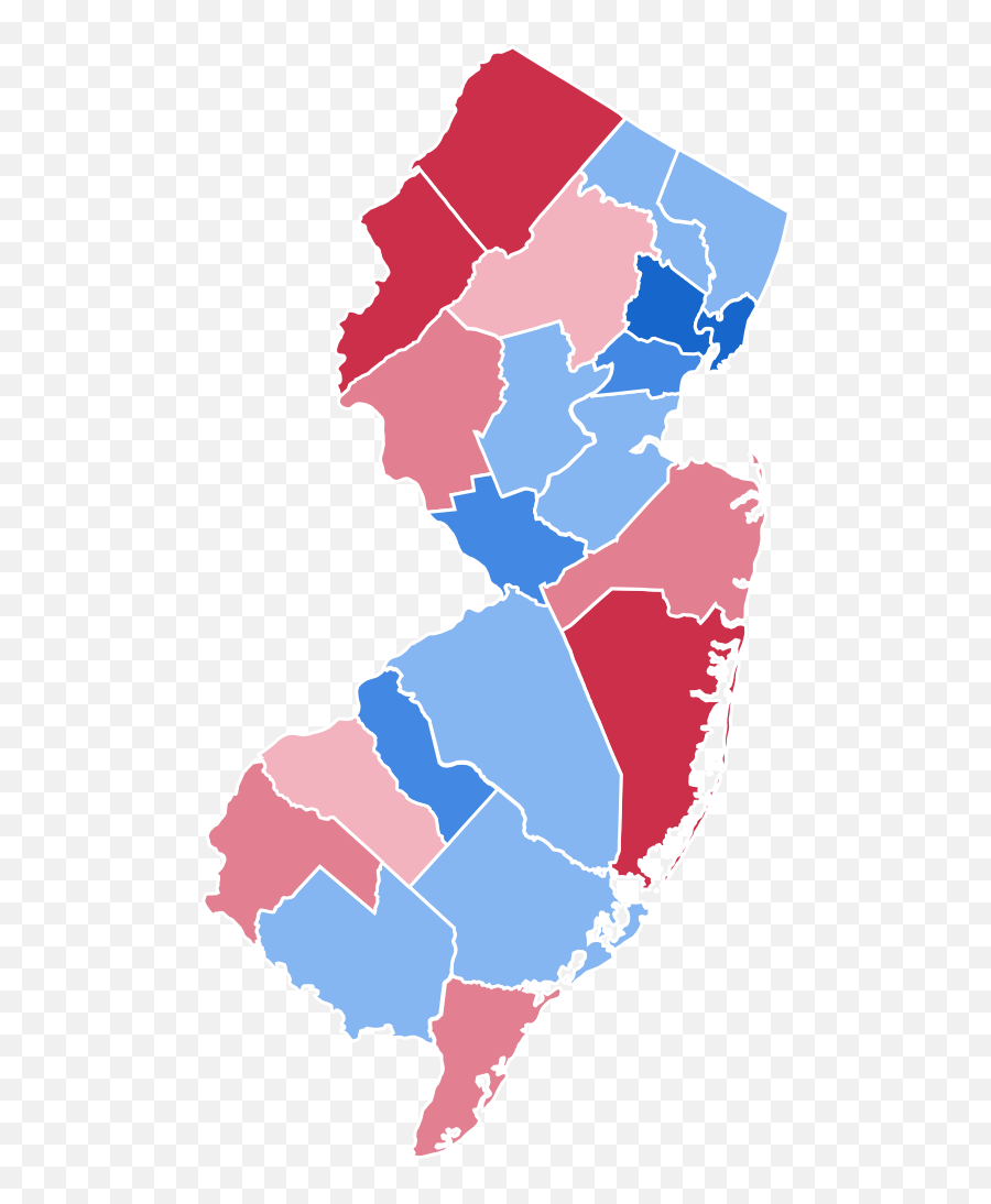 Presidential Election Results 2016 - New Jersey 2016 Election Map Emoji,New Jersey Emoji