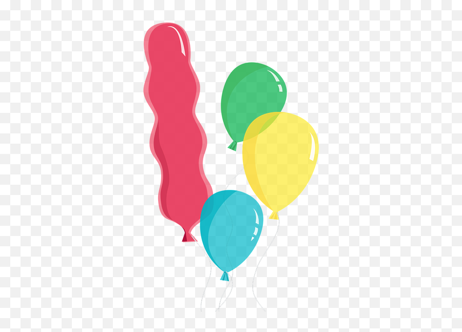 Celebration Party Happy - Birthday Balloons Clip Art Emoji,Happy Birthday Emoticons Text