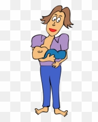Breast Feeding Mother Cartoon Image - Mom Clip Art Emoji,Emotions On Facebook