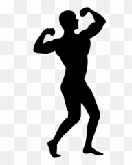 Muscles Png And Vectors For Free Download - Silhouette Of Sexy Man Emoji,Flexing Arm Emoji