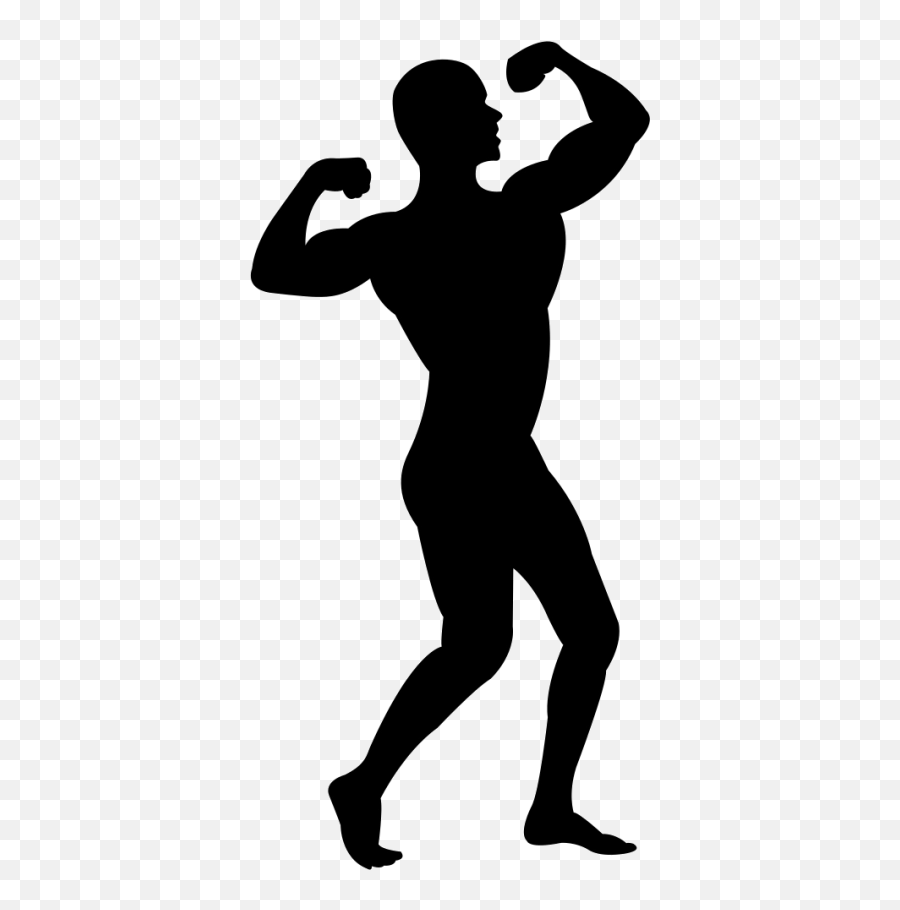 Muscles Png And Vectors For Free Download - Silhouette Of Sexy Man Emoji,Flexing Arm Emoji