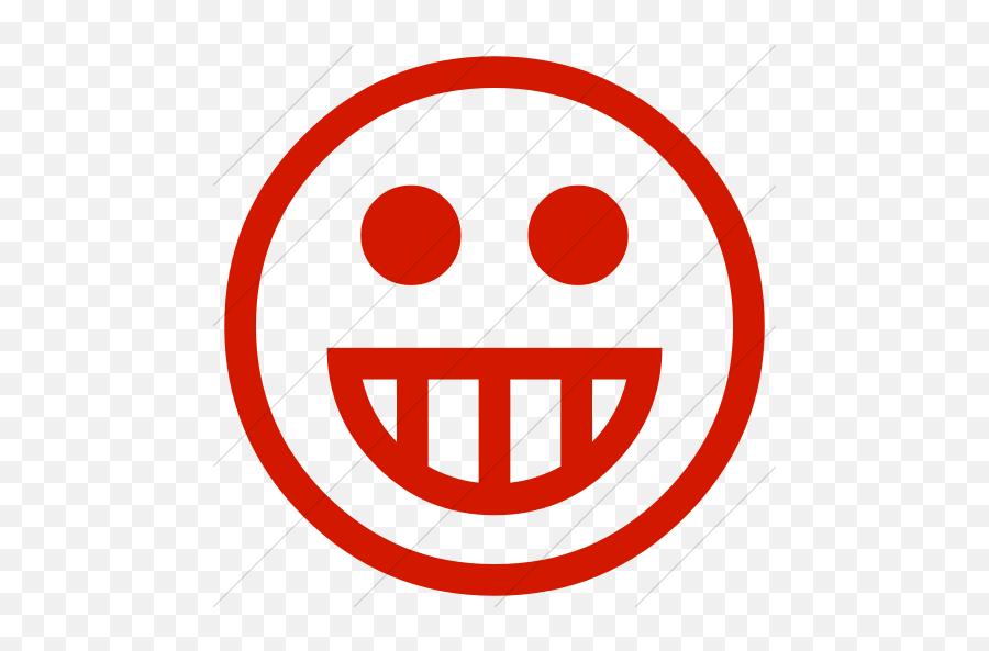 Classic Emoticons Grinning Face Icon - Emoji Black And White Simple,Grinning Emoticon