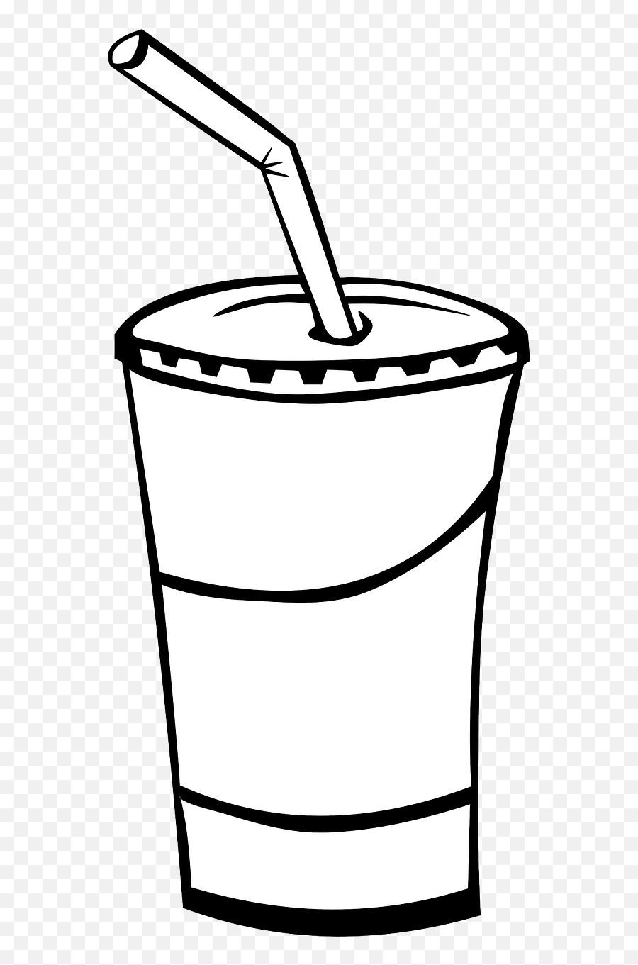 Cup Lid Straw Disposable Soft Drink - Drink Clip Art Emoji,Emoji Tumbler Cup