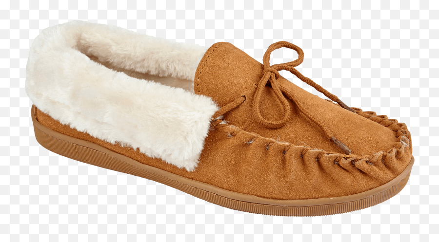 Real Leather Suede Fur Slip On Loafer - Shoe Emoji,Emoticon Slippers