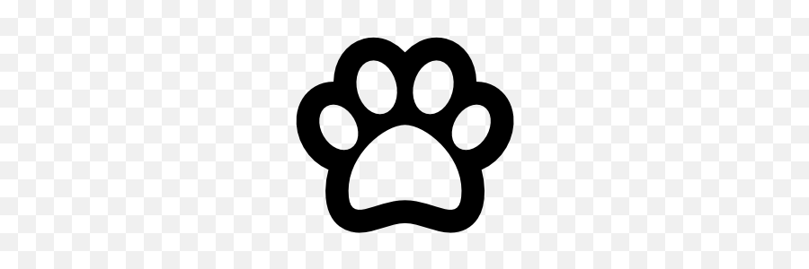 Pawprint Free Vector Icons Designed - Dog Icon Emoji,Pawprint Emoji
