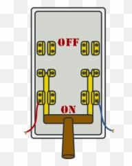 Knife Switch - Electric Main Switch Clipart Png Emoji,Letter And Knife Emoji