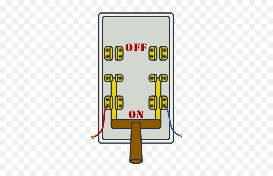 Knife Switch - Electric Main Switch Clipart Png Emoji,Letter And Knife Emoji