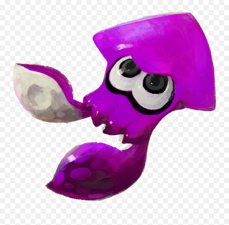 Splatoon Squid Clipart Clipartfest 2 - Splatoon Inkling Squid Purple Emoji,Emoji Squid