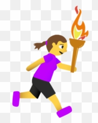 Runner Emoji Transparent Png Clipart Free Download - Art