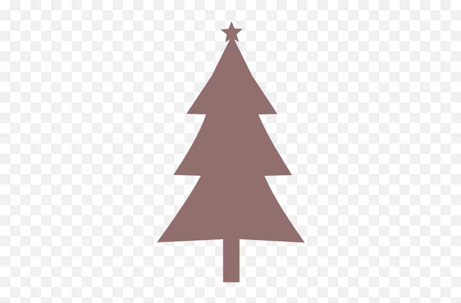 Christmas Tree Silhouette Art - Christmas Tree Clip Art Red Emoji,Christmas Gift Emoji
