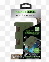 Tzumi Pocketjuice Mossy Oak Extreme 6 - Pocket Juice 8000 Mah Emoji,Extreme Joy Emoji