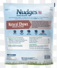 Nudges Pig Ear Dog Treats 7 Oz - Animal Emoji