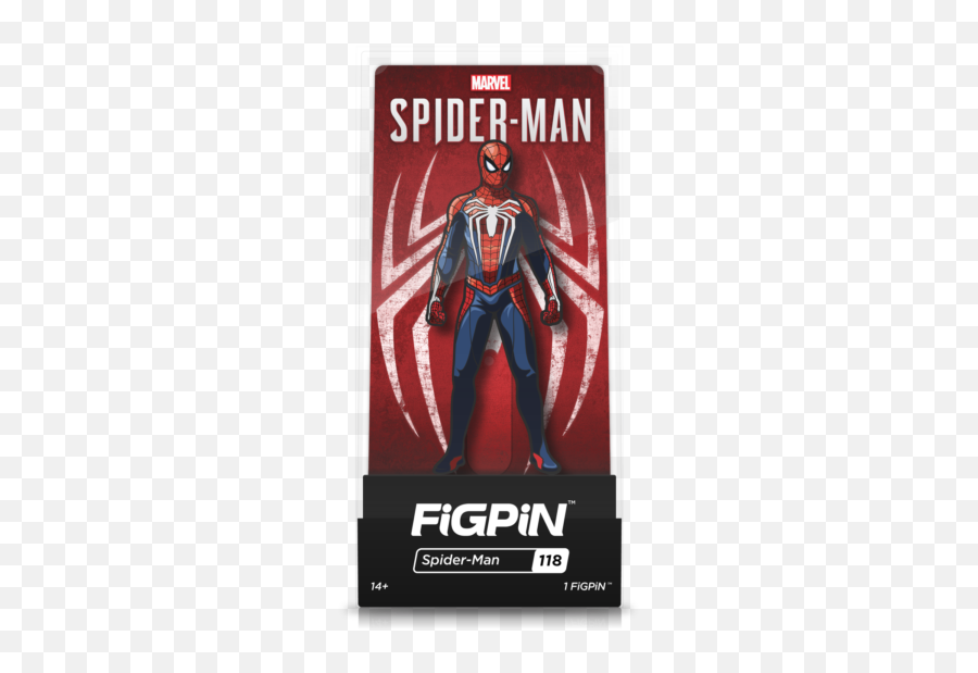 Figpin Spider - Man 118 Marvel Gamerverse Pin Figure Factory Figpin Spider Man Ps4 Emoji,Marvel Emoji