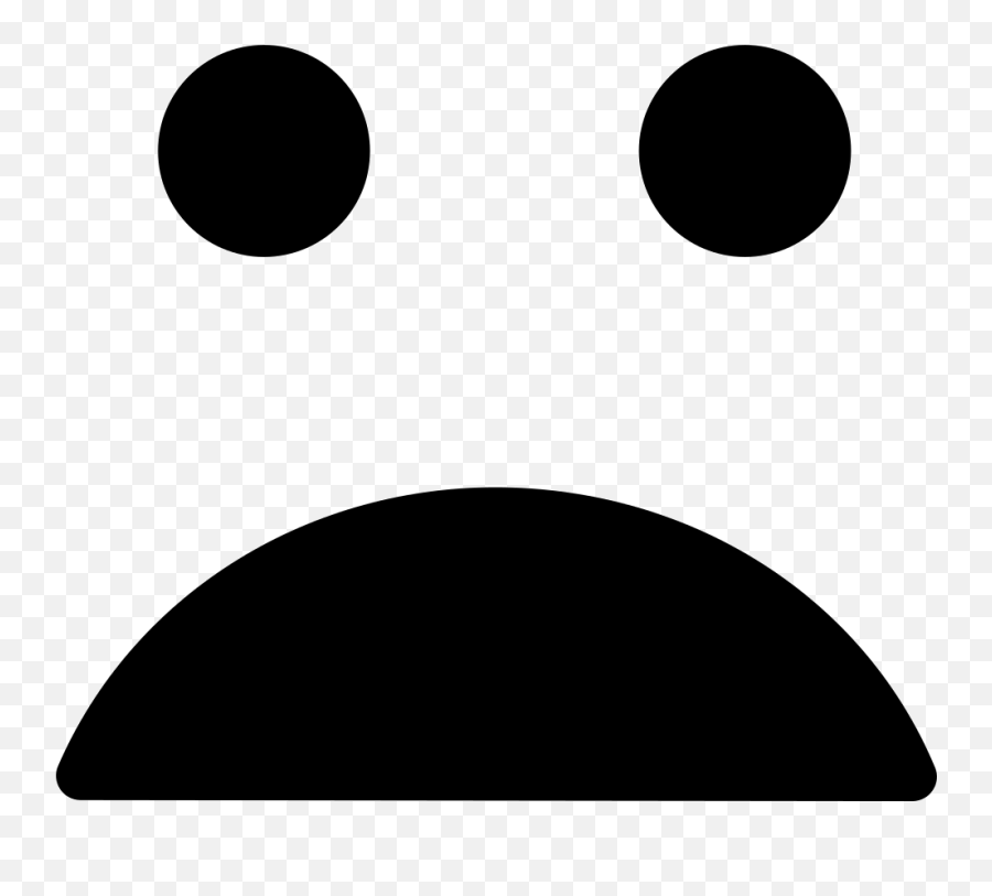 Disappointed Emoticon Face Svg Png Icon Free Download - Circle Emoji,Disappointed Emoticon