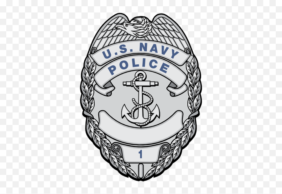 Navy Silver Police Badge Magnet - Marine Corps Military Police Logo Emoji,Police Badge Emoji