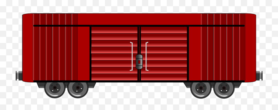 Boxcar Train Car Clipart - Rail Car Clip Art Emoji,Car Box Mask Emoji