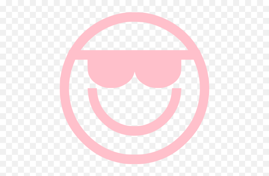 Pink Emoticon 2 Icon - Circle Emoji,Emoticon 2